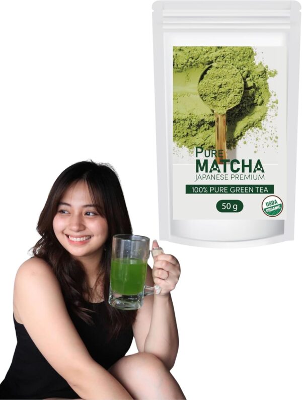 Matcha Premium Japanese Pure Green tea Powder 50 g - Image 2