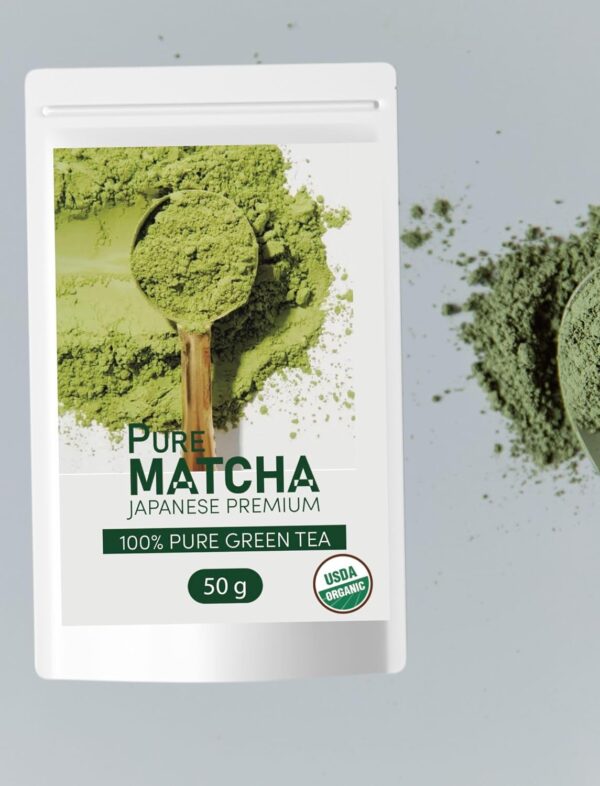 Matcha Premium Japanese Pure Green tea Powder 50 g - Image 3