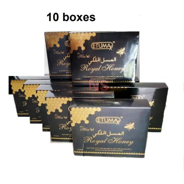 Etumax Royal Honey 20g x 12 sachets Original Malaysia 2024 - Image 3