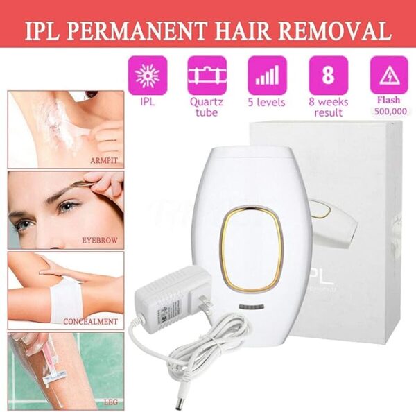 Clear Skin Silky DIY Handset Laser Hair Removal Kit - Image 3